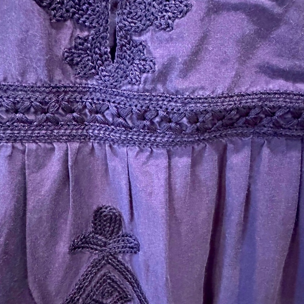 Lucky Brand Plum Embroidered Top - Picture 10 of 10